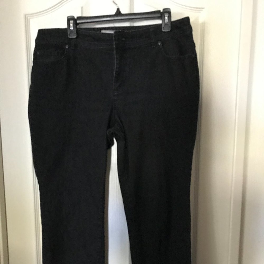 Black Chico's jeans